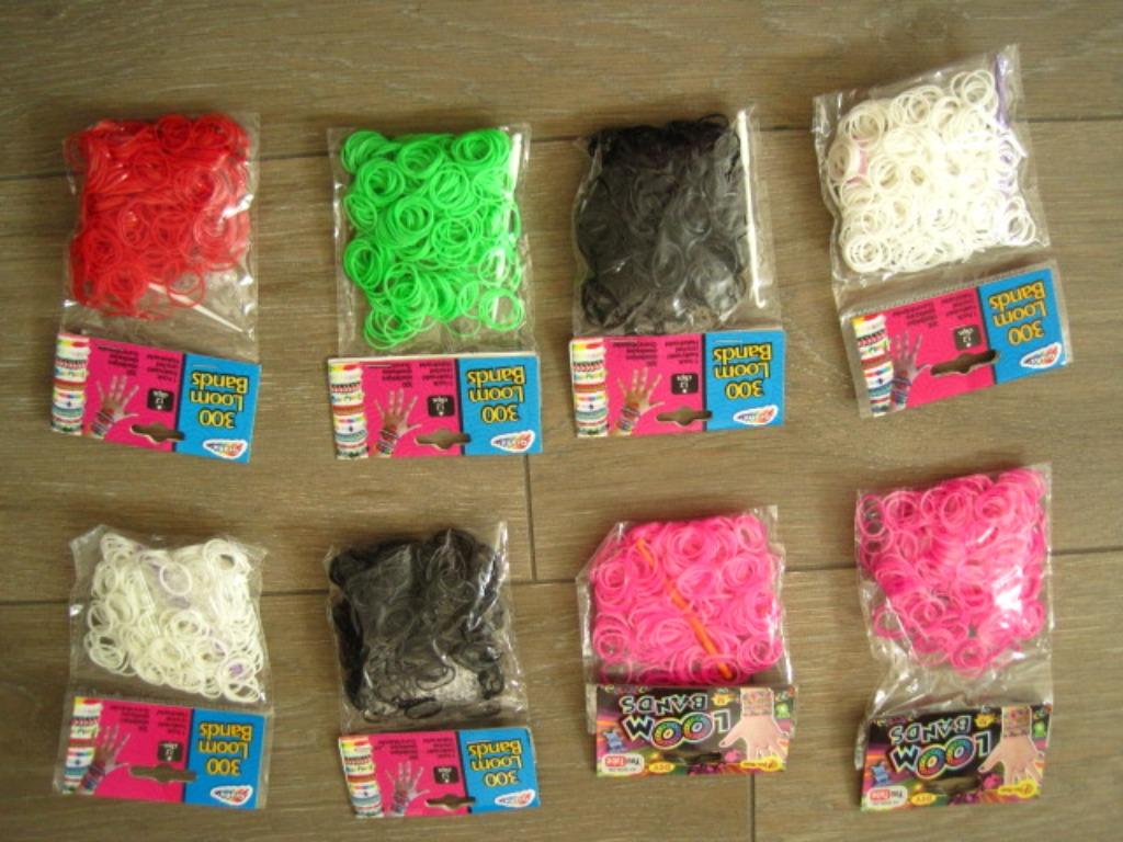 Loombands - Band it's per color new - 300 pièces, Enlèvement ou Envoi, Neuf, Bricolage