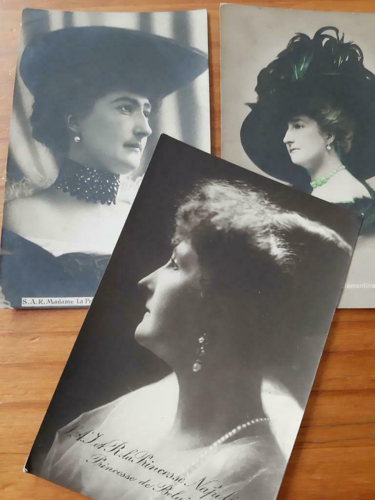 3 PK Prinses Clementine van Belgie, Verzamelen, Koningshuis en Royalty, Ophalen of Verzenden, Gebruikt, Kaart, Foto of Prent