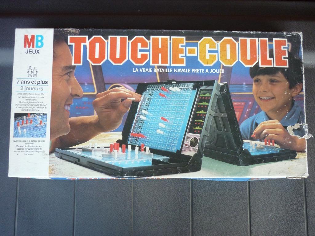 Jeu de société - Touché-Coulé Vintage - MB, Hobby & Loisirs créatifs, 1 ou 2 joueurs, Enlèvement ou Envoi, Utilisé
