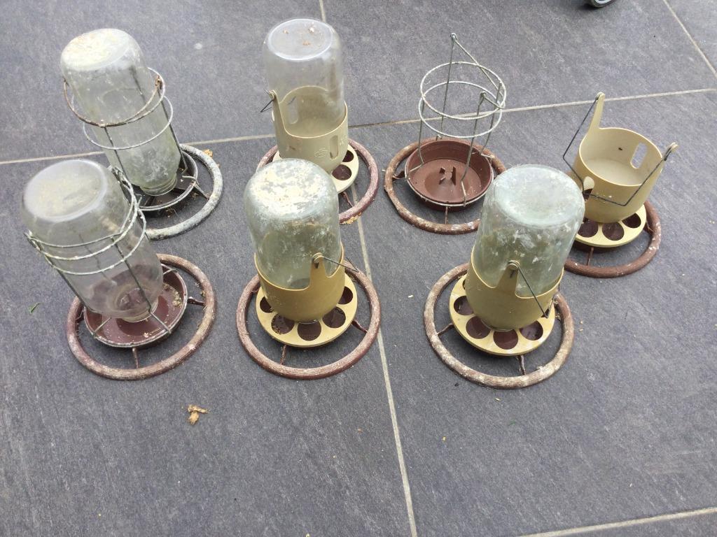 Verschillende mijnlampen - voederbakken voor vogels, Ophalen of Verzenden
