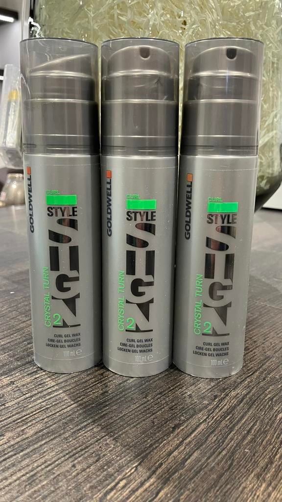 3x Goldwell Crystal Turn Curl Gel Wax krullen styling nieuw, Bijoux, Sacs & Beauté, Beauté | Soins des cheveux, Enlèvement ou Envoi