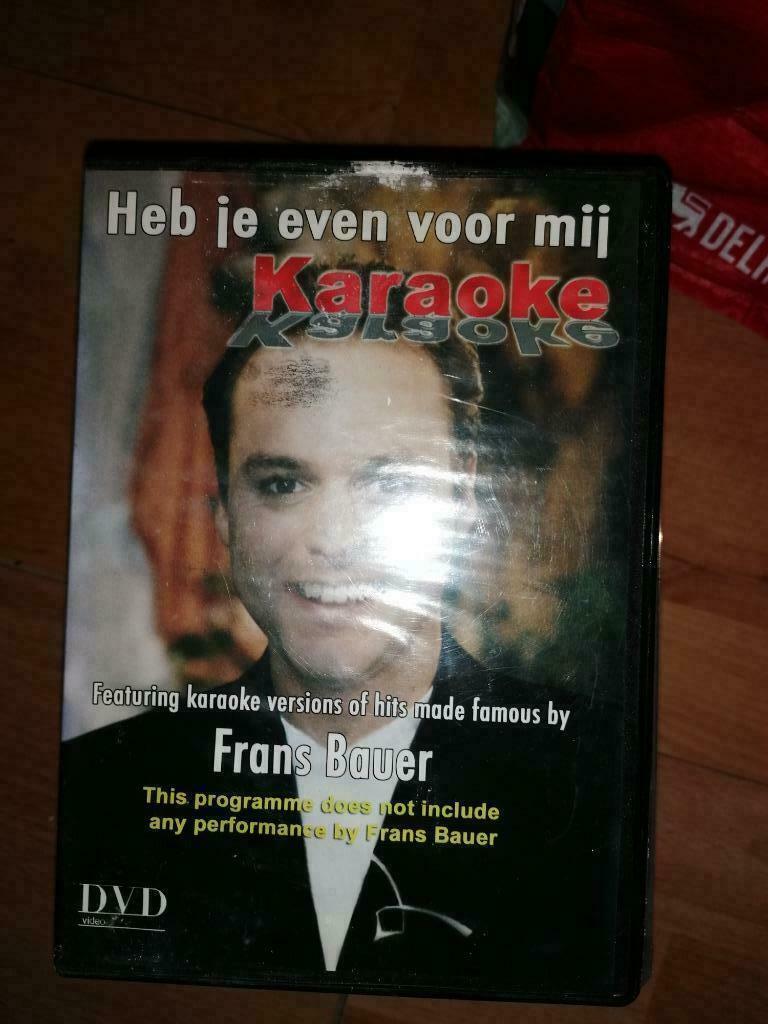 DVD karaoke Frans Bauer heb je even voor mij, Ophalen of Verzenden