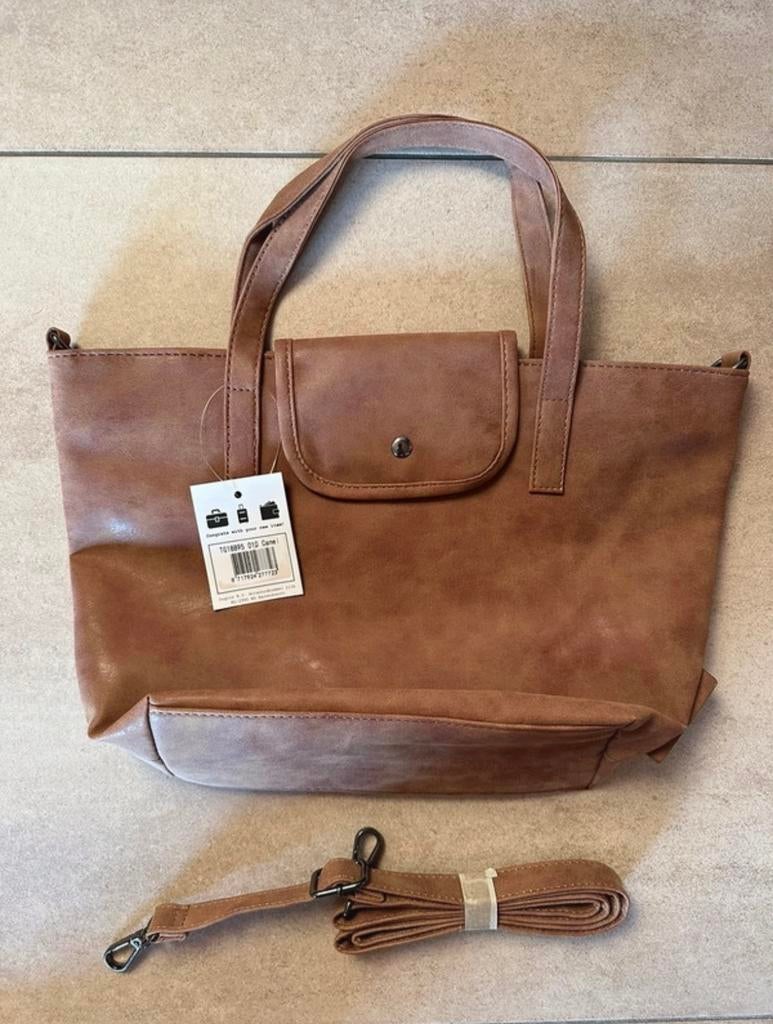 Handtas/schoudertas NIEUW!, Ophalen of Verzenden, Nieuw, Bruin, Handtas