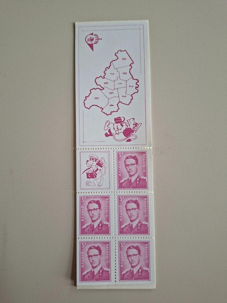 Carnet de timbres « Boudewijn 3 BF », Neuf, Enlèvement ou Envoi, Non oblitéré, Chefs d'Etat