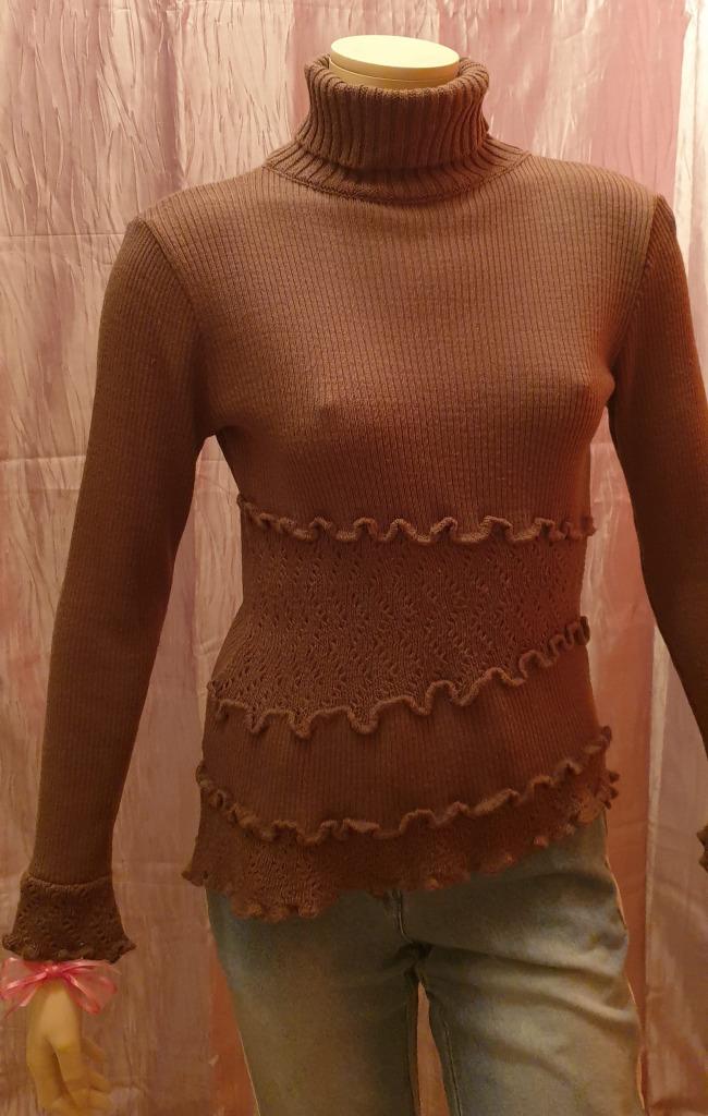 Pull col roulé, taupe, Vêtements | Femmes, Pulls & Gilets, Enlèvement ou Envoi, Porté, Taille 36 (S), Brun