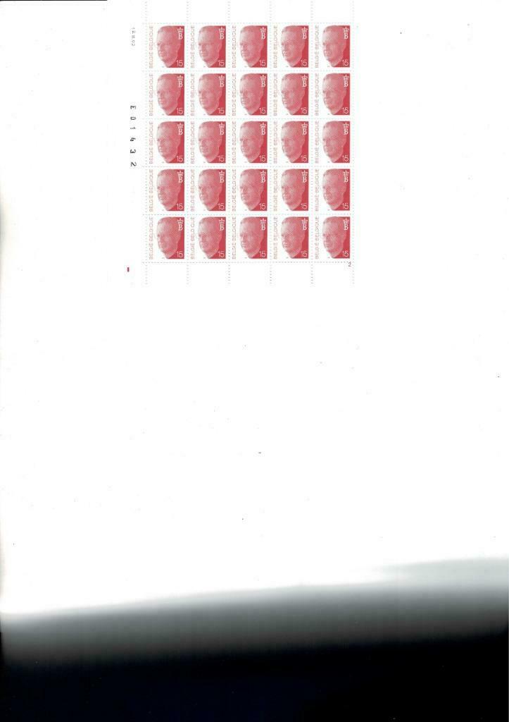 timbre belge x25 2450 comme neuf, Neuf, Enlèvement ou Envoi, Non oblitéré, Chefs d'Etat
