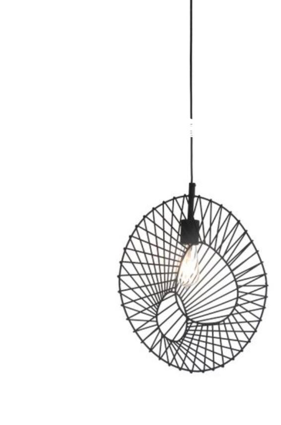 JUNTOO,oculo hanglamp, Ophalen, Zo goed als nieuw, Metaal, Hay