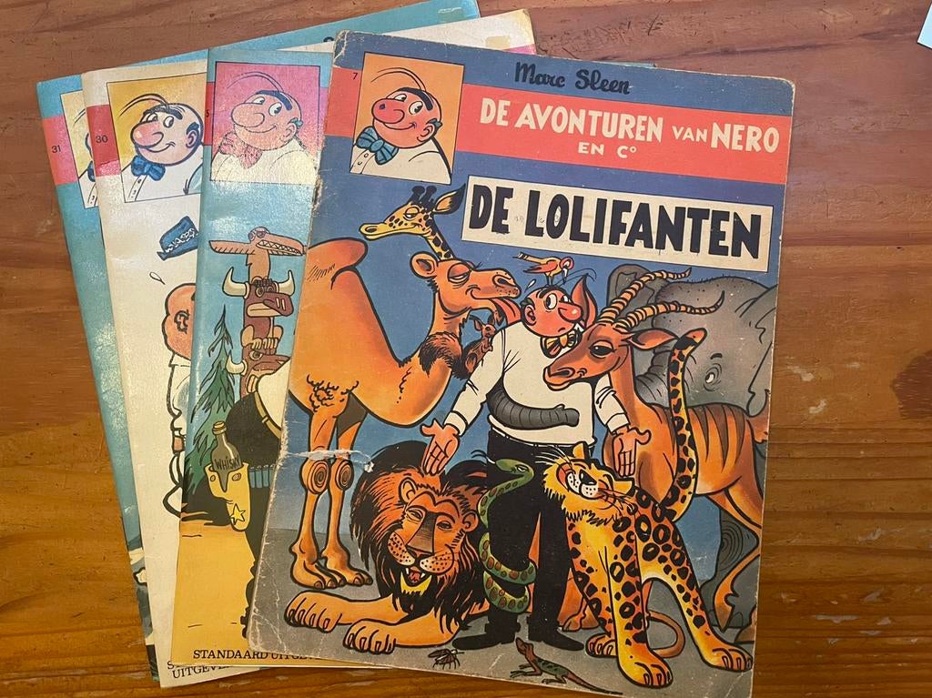 4 strips Avonturen van Nero, Boeken, Strips | Comics, Gelezen, Meerdere comics, Europa, Ophalen of Verzenden