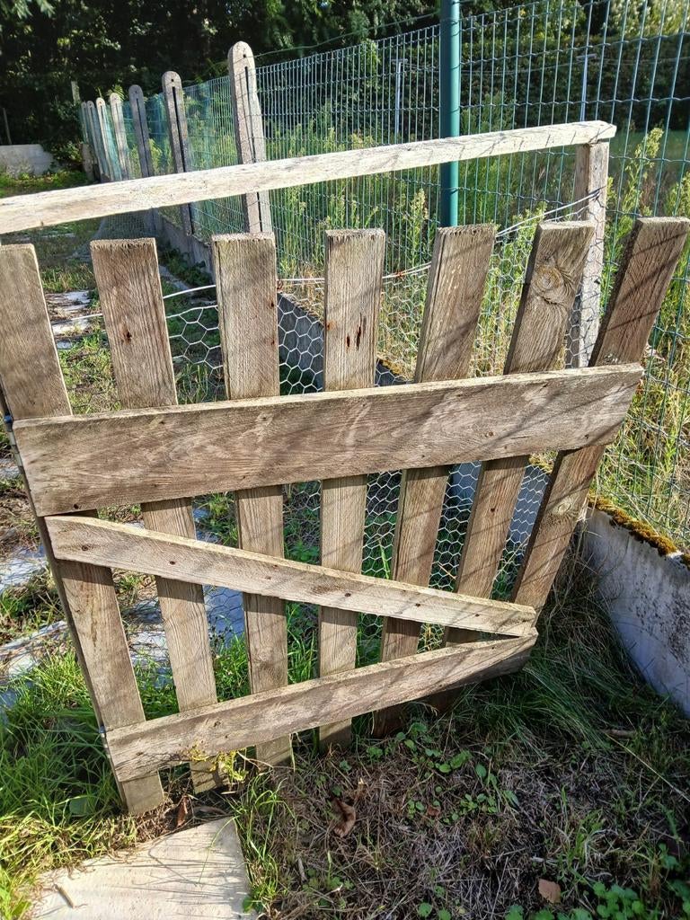 Portail en bois, Jardin & Terrasse, Stockage & Armoires de jardin, Comme neuf, Enlèvement