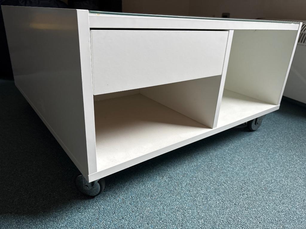Salontafel 79x79x41, Ophalen, 50 tot 100 cm, Vierkant, 50 tot 100 cm