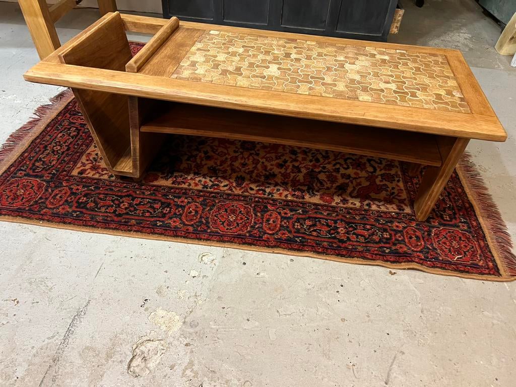 Table basse en chene votre maison, Enlèvement, Comme neuf, Chêne