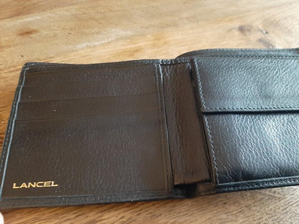 Portefeuille  cuir  "Lancel" neuf, Enlèvement ou Envoi, Noir, Cuir