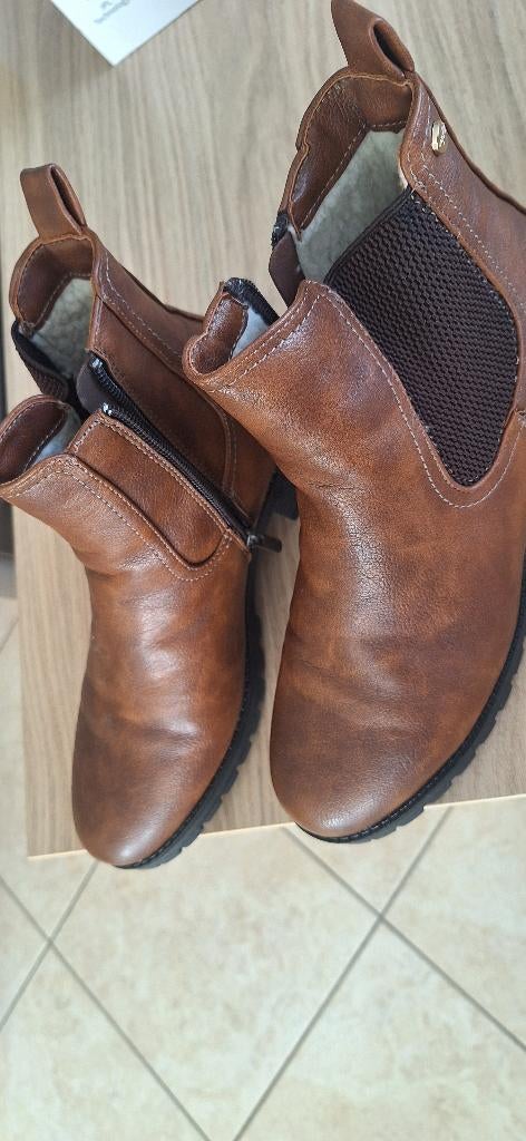 Bruine enkel laarsjes, Kleding | Dames, Bruin, Lage of Enkellaarzen, Zo goed als nieuw, Ophalen