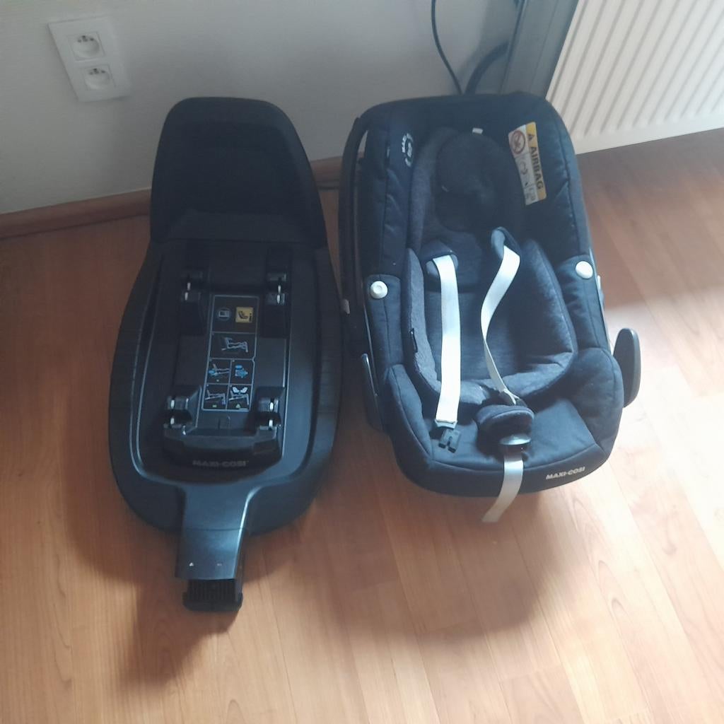 Maxi-Cosi Pebble Pro + FamilyFix 2 ISOFIX – zeer goede staat, Ophalen, Maxi-Cosi, Isofix