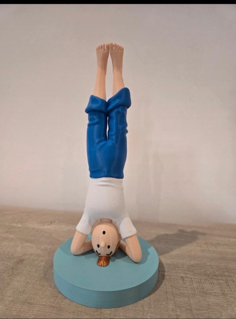 Kuifje yoga 24 cm., Verzamelen, Ophalen of Verzenden, Nieuw, Overige typen
