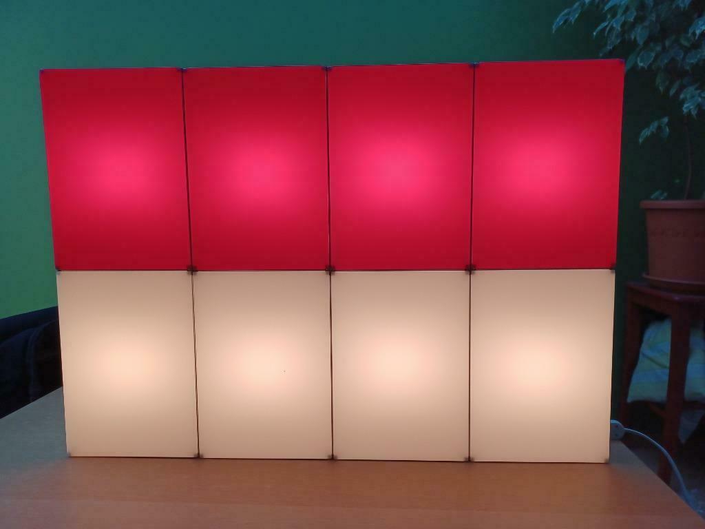 Remake-Light-Magnet Rood en Wit, Enlèvement, Neuf, Synthétique