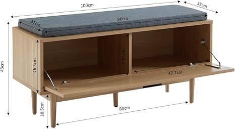 BAÏTA | banc à chaussures | rotin | LIVRAISON GRATUITE, Neuf, BAITA, -, -