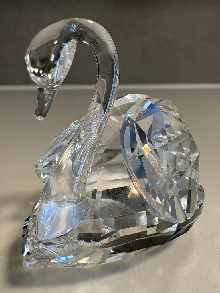 Swarovski Kristal - Zwaan (medium) - 010006, Verzamelen, Swarovski, Ophalen of Verzenden, Zo goed als nieuw, Figuurtje