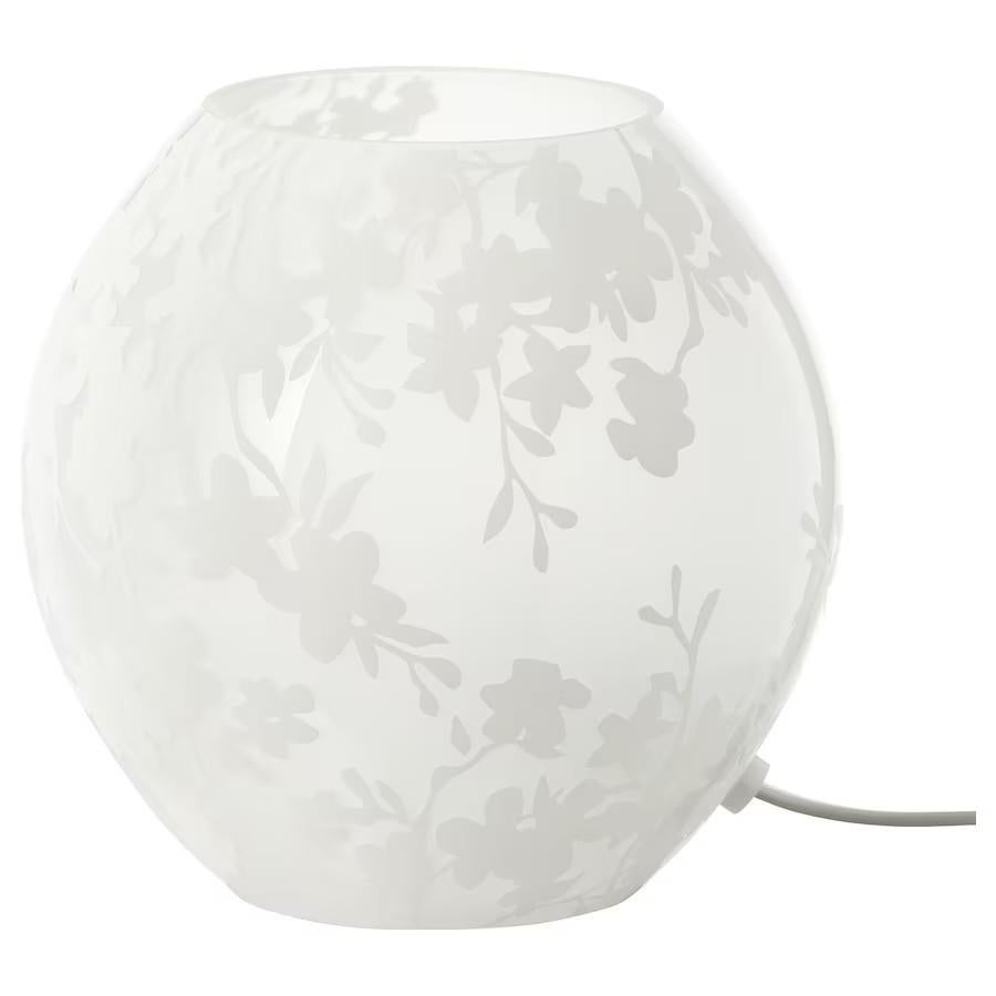 KNUBBIG Tafellamp, kersenbloesem wit, 18 cm, Ophalen, Zo goed als nieuw