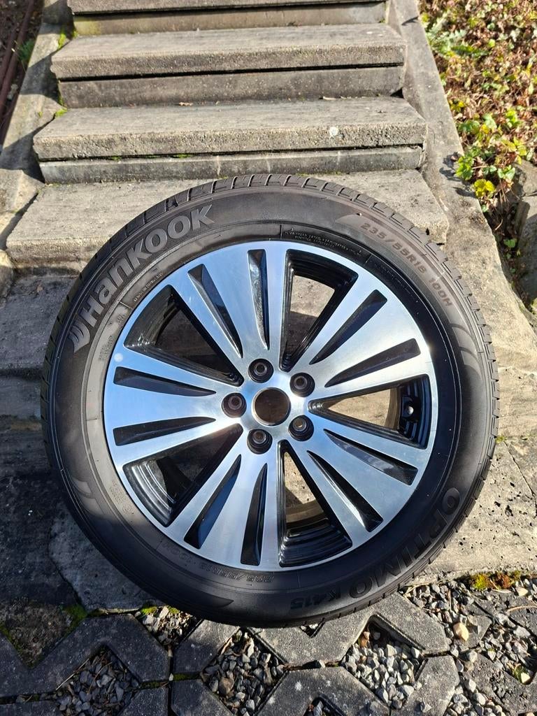 1 Jante avec Pneus Hankook - nouveau 235/55/R18 - 100H, Enlèvement, Hyundai