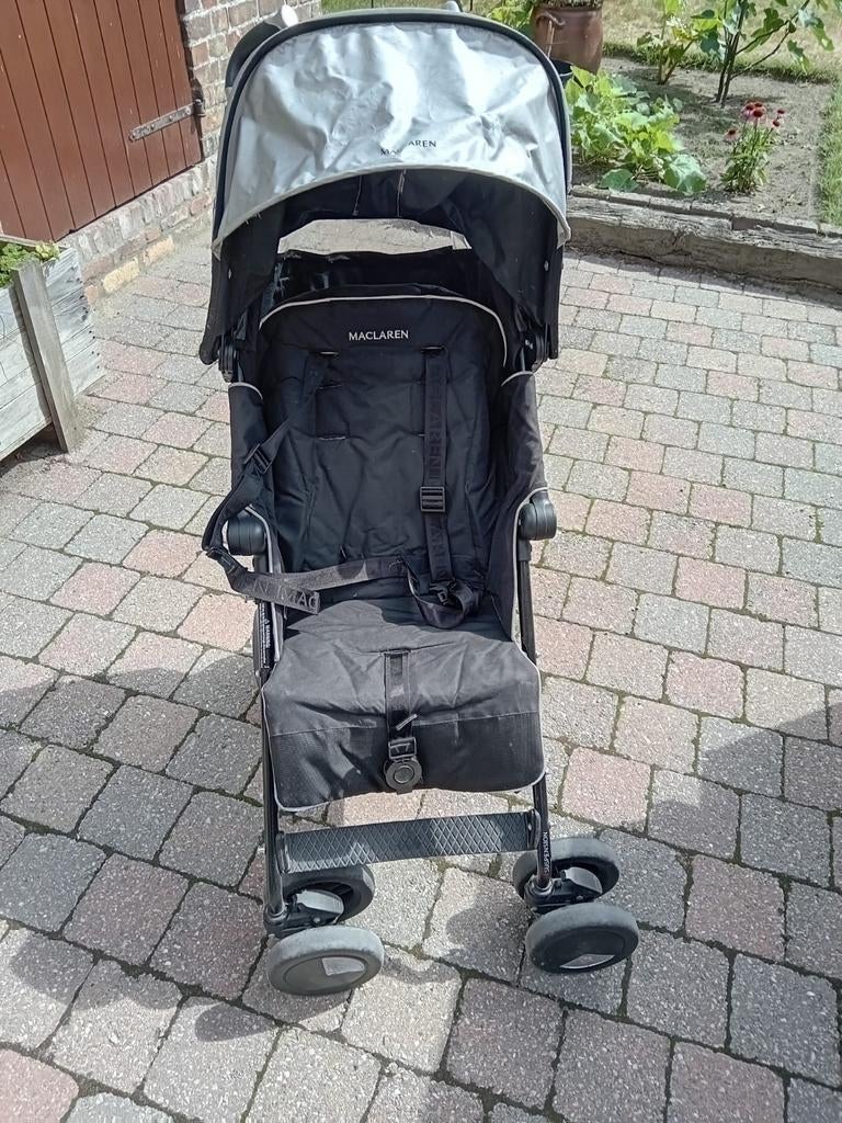 MacLaren plooibuggy + regenhoes + voetenzak, Ophalen, Gebruikt, Maclaren, Voetenzak