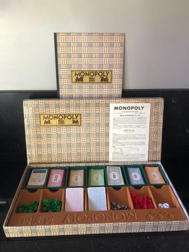 vintage MONOPOLY  P A R I S  by MIRO, Cinq joueurs ou plus, Enlèvement ou Envoi, Utilisé, Andere