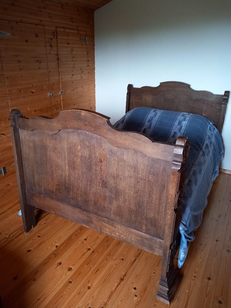 lit bateau, Une personne, Enlèvement, Utilisé, Bois