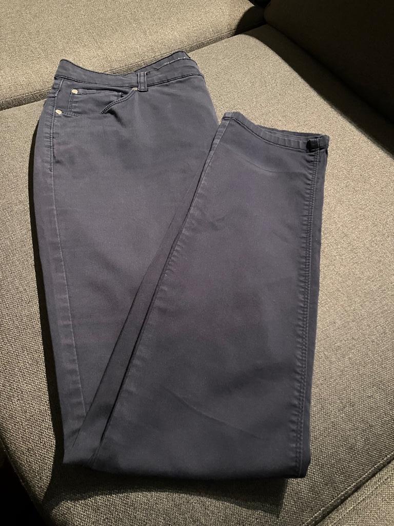 Blauwe broek MSmode 44, Blauw, Maat 42/44 (L), Ophalen of Verzenden, Zo goed als nieuw