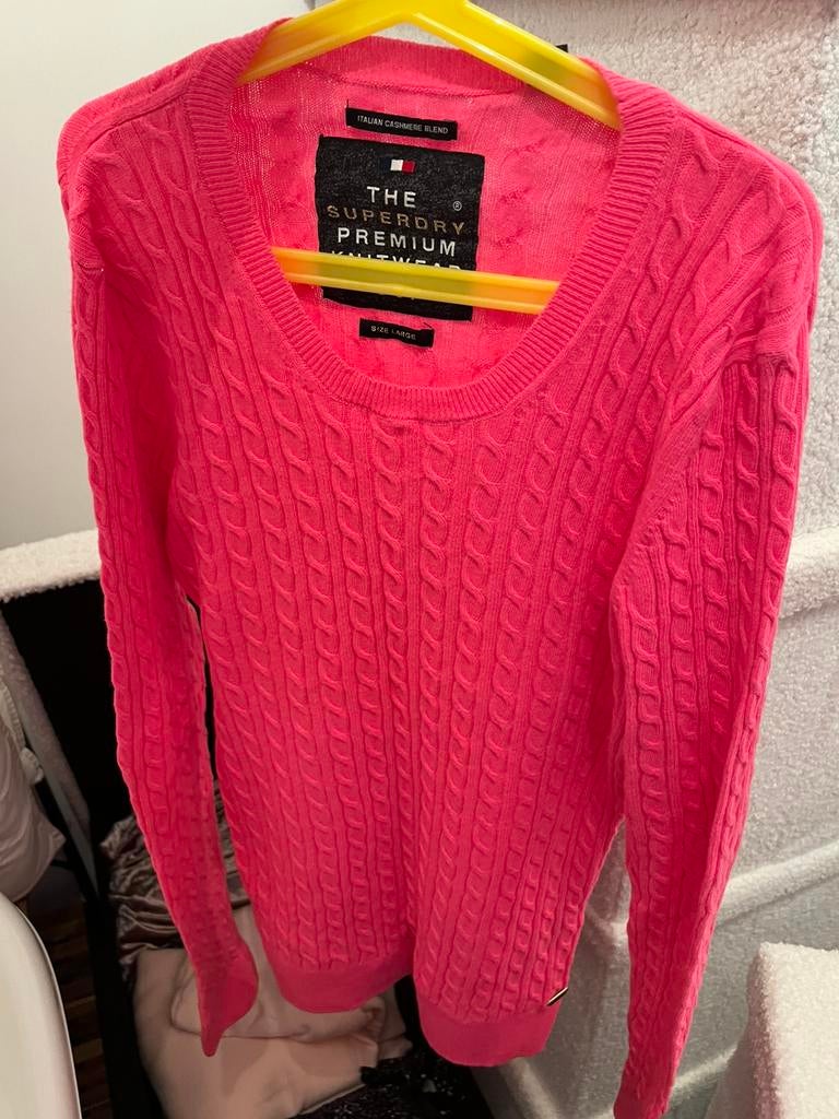 Pull rose cashmere M, Ophalen of Verzenden, Roze