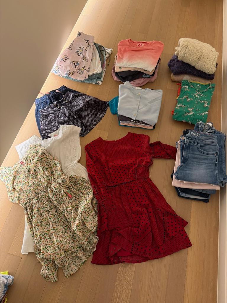 Doos met kinderkledij maat 8 met o.a merkkleding, Ophalen, Overige typen, Meisje, AO76 American Outfitters
