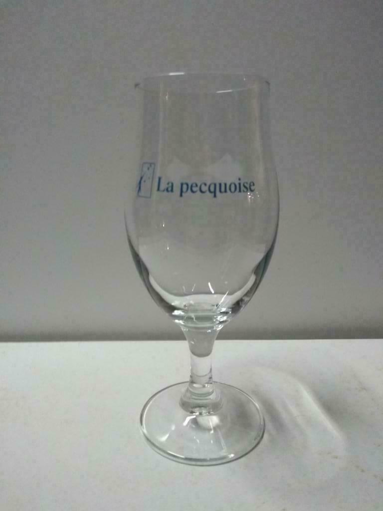 Bierglas “La Pecquoise”, Ophalen of Verzenden, Zo goed als nieuw, Bierglas