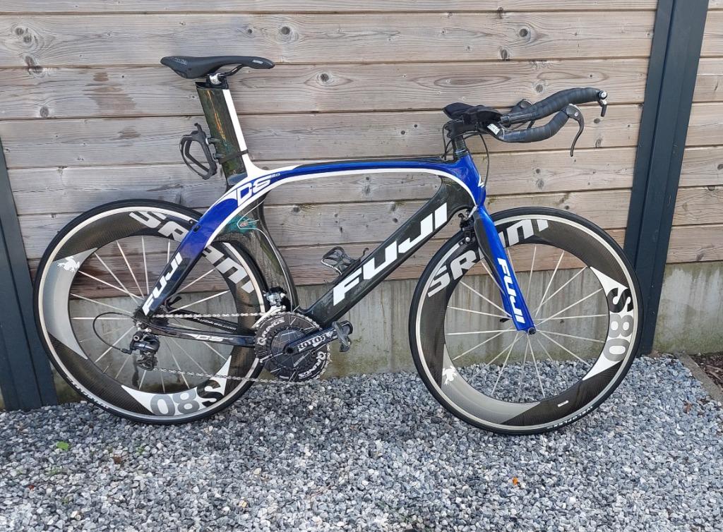 Triatlonfiets Fuji, Fietsen en Brommers, Fietsen | Racefietsen, Ophalen, Gebruikt, Carbon, Heren