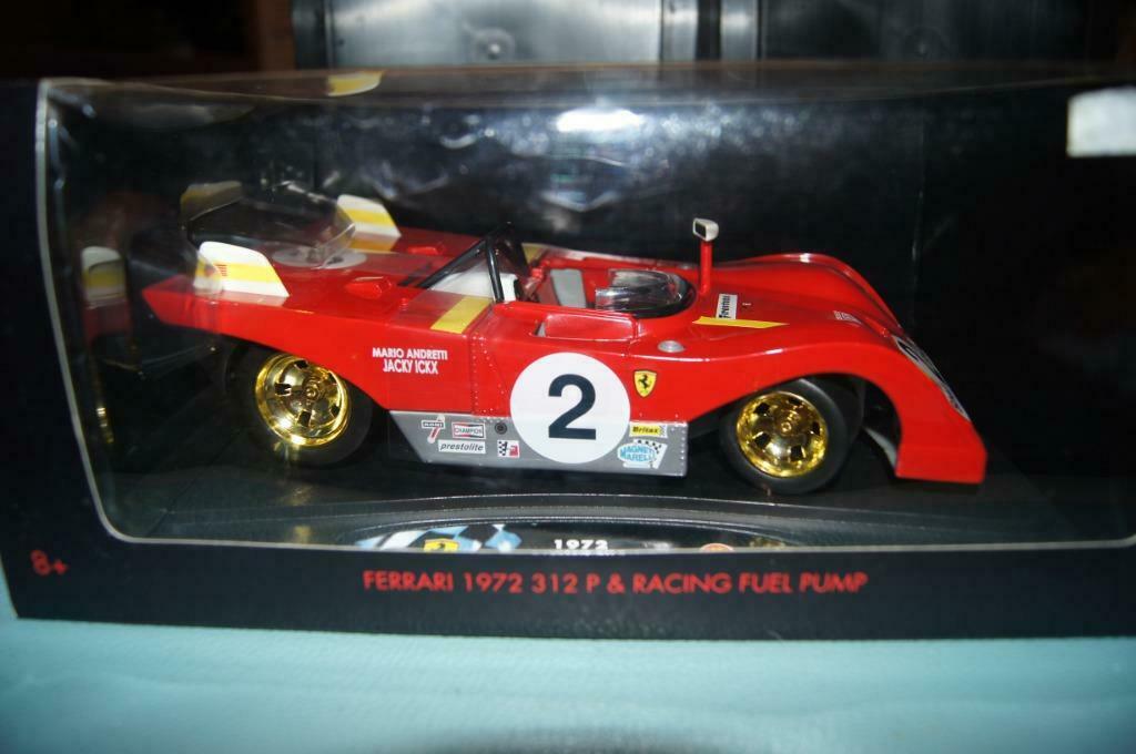 Shell classico 1/18 Ferrari 312p Mario Andretti Limited Edit, Enlèvement ou Envoi, Comme neuf, Voitures