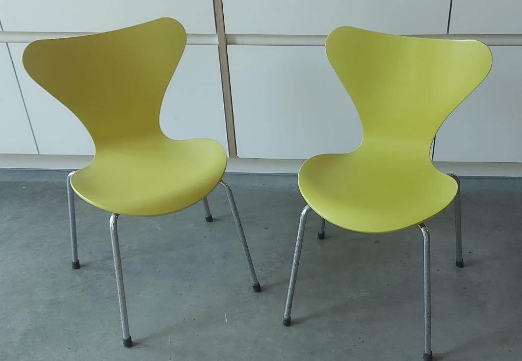 Originele Fritz Hansen Series 7 Children’s Chairs, Enlèvement, Utilisé, Autres couleurs, Deux