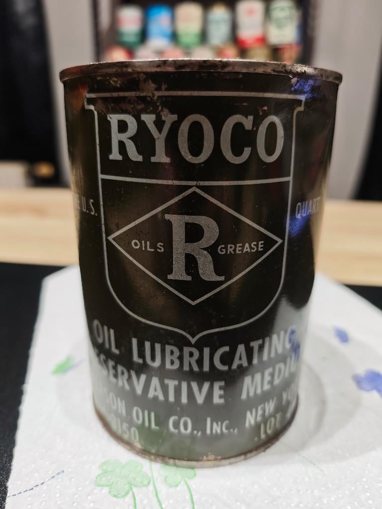 Bidon d’huile olieblik olie blik oil can vintage, Enlèvement ou Envoi, Utilisé, Emballage