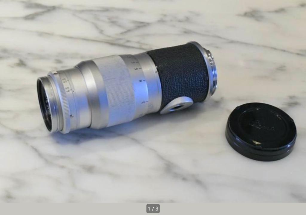 Leica Hector 13,5cm/f4.5 voor Leica M, Ophalen of Verzenden, 1940 tot 1960, Lens of Lenzen