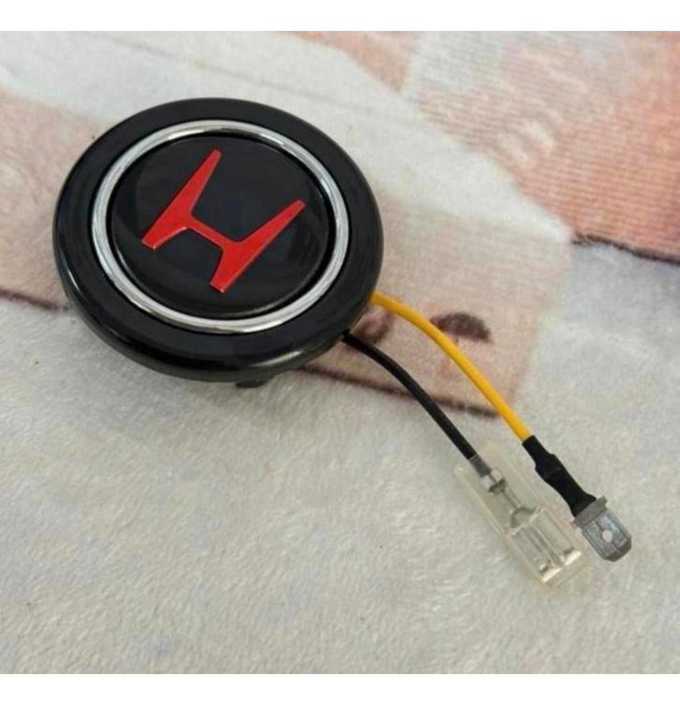 Sportstuur claxon toeter druk-knop Honda type-R toeterknop, Ophalen of Verzenden