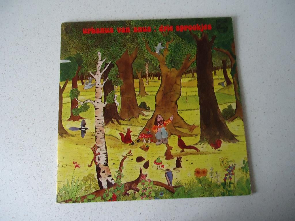 LP van "Urbanus Van Anus" Drie Sprookjes anno 1977., CD & DVD, Vinyles | Néerlandophone, Comme neuf, Chanson réaliste ou Smartlap