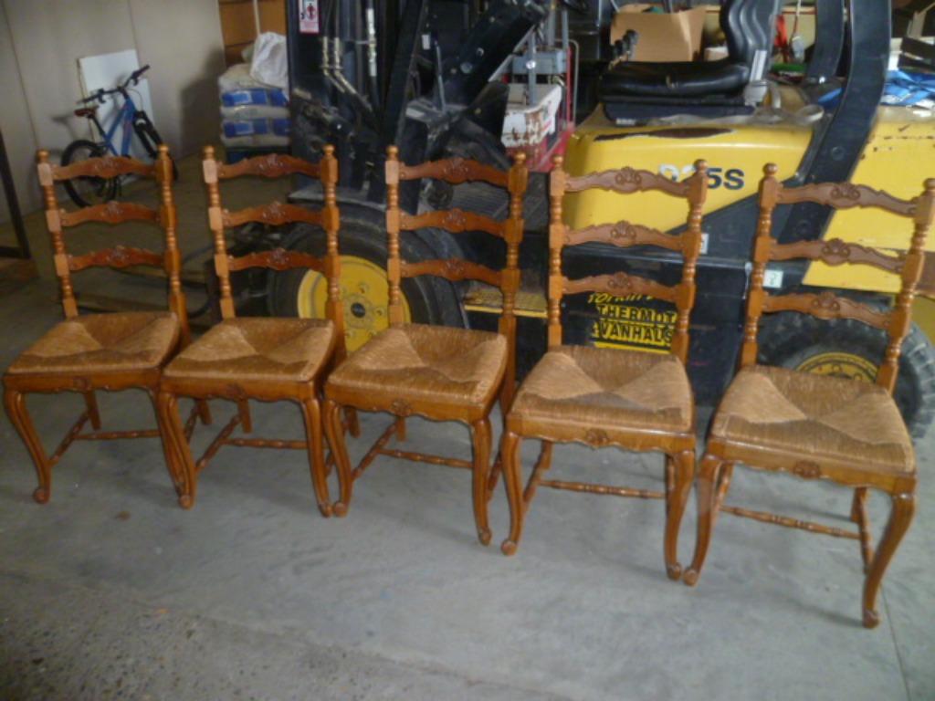 5 LOUIS XV STOELEN, Antiek en Kunst, Ophalen