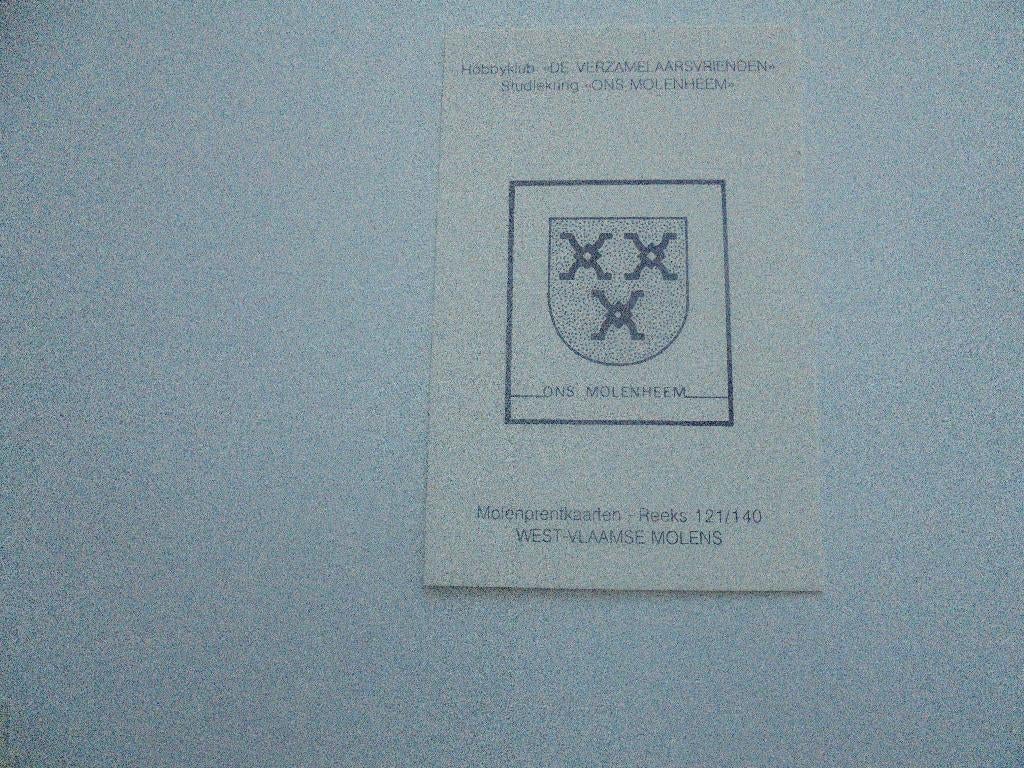 west- vlaamse molens -studiekring "ons molenheem", Verzamelen, Postkaarten | België, Ophalen of Verzenden, 1980 tot heden, Ongelopen