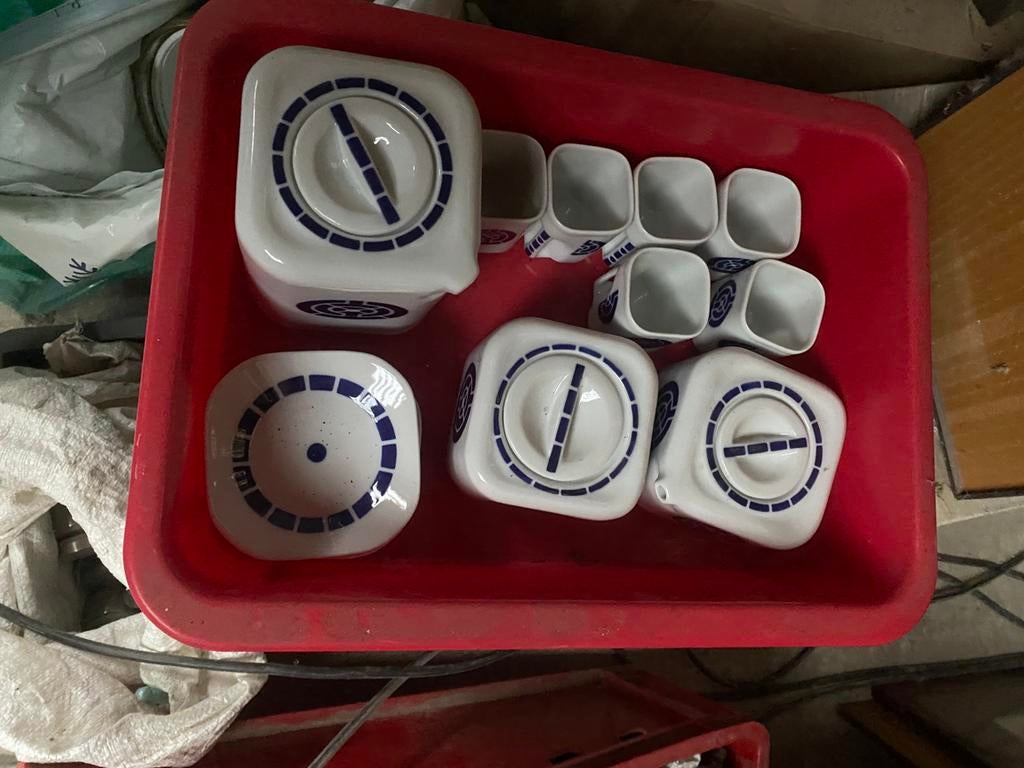tres joli service à thé oriental complet, Enlèvement ou Envoi, Comme neuf, Porcelaine, Service complet