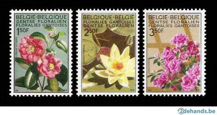 Postzegels België ** 1523/1525, Verzenden, Postfris, Postfris