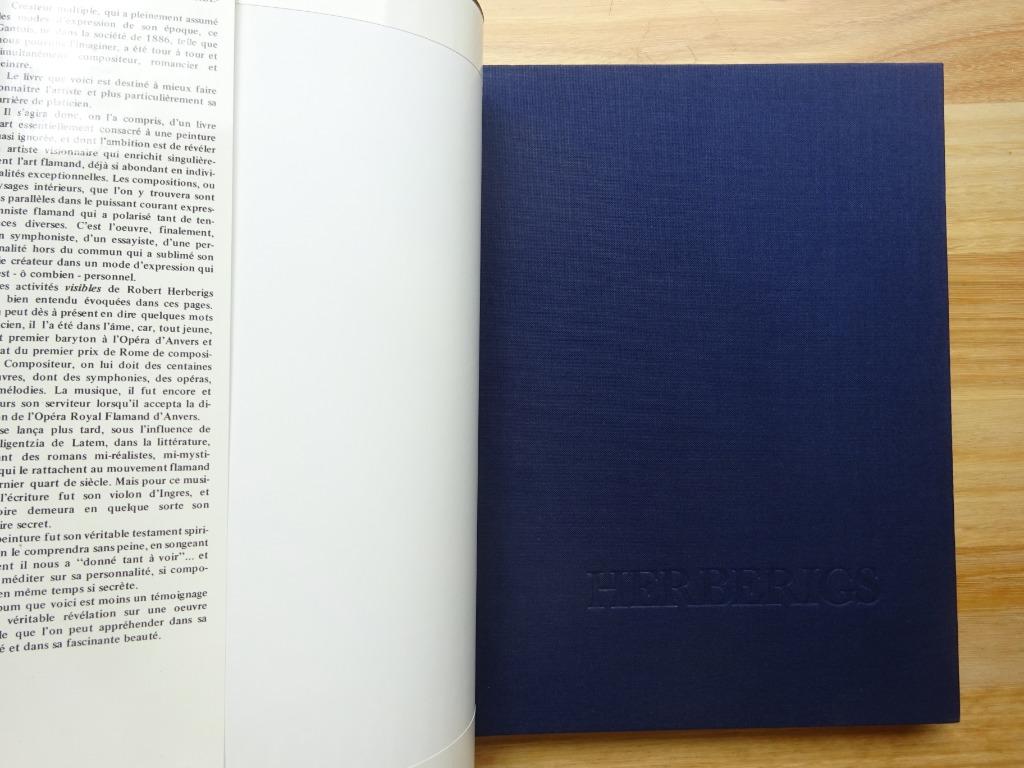 Robert Herberigs, Oudenaarde, Monographie par Paul Caso 1986, Enlèvement ou Envoi, Comme neuf, Peinture et dessin