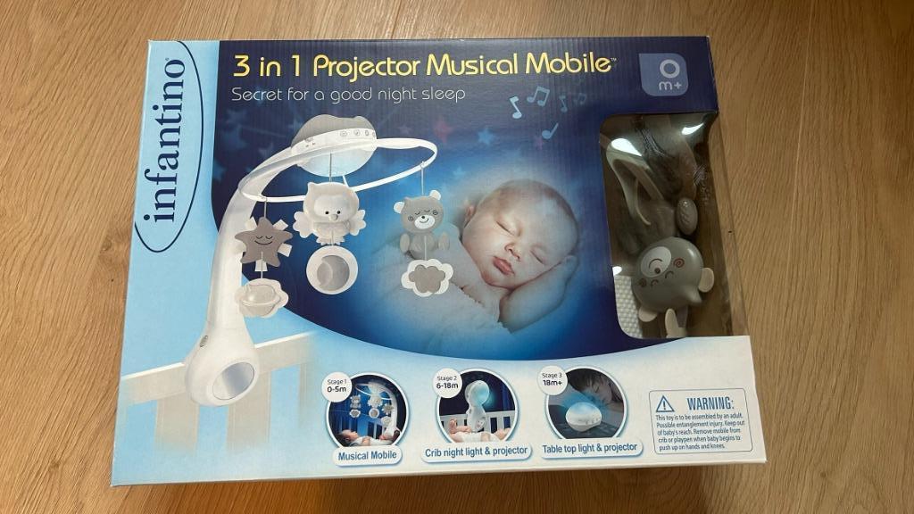 Infantino 3 in 1 projector Muziek Mobiel, Kinderen en Baby's, Ophalen, Gebruikt