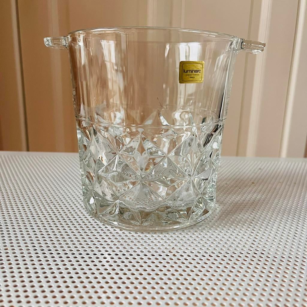 Seau à glace Vintage Luminarc Sancy - motif forme de losange, Enlèvement ou Envoi