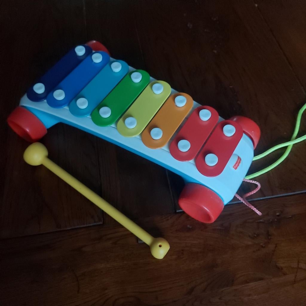 Fisher price  muziekinstrument met koord, Ophalen, Zo goed als nieuw