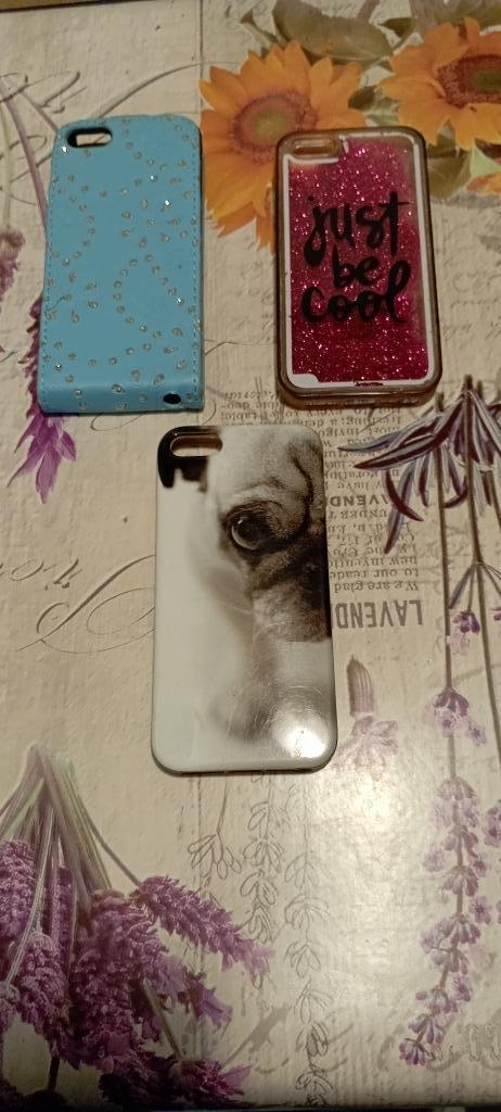 3 Coques pour iPhone., Télécoms, Téléphonie mobile | Housses, Coques & Façades | Apple iPhone, Enlèvement ou Envoi, Comme neuf