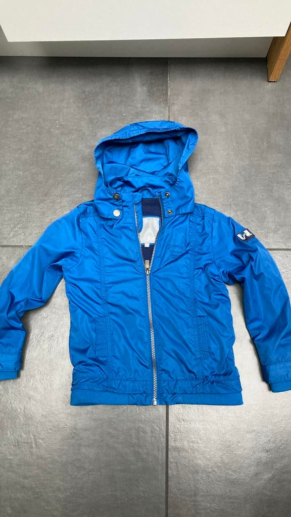 303: blauwe jas JBC maat 116, JBC, Ophalen of Verzenden, Zo goed als nieuw, Jongen