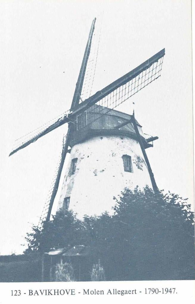 Bavikhove - Molen Allegaert, Ophalen of Verzenden, 1960 tot 1980, Ongelopen, West-Vlaanderen