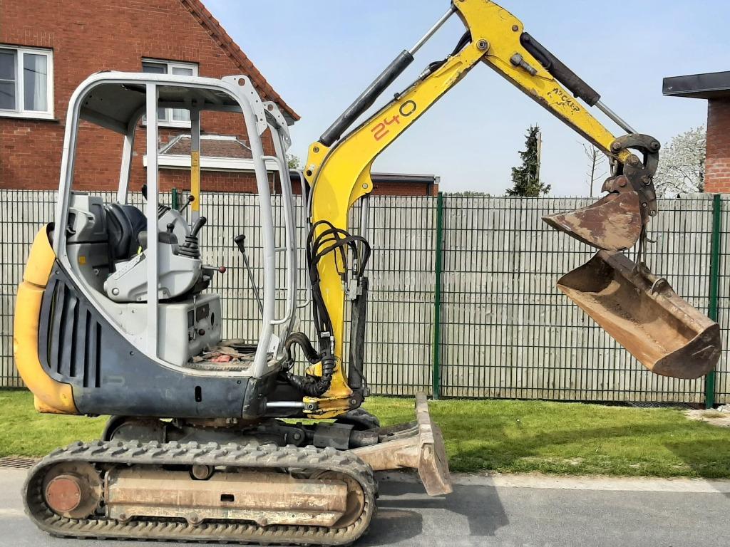 Te huur: minigraver 2.2ton, Doe-het-zelf en Bouw, Ophalen